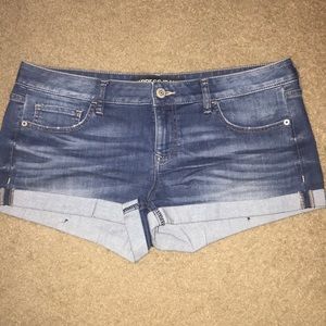 express denim shorts